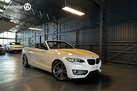 White 2015 BMW 2 Convertible 228i F23