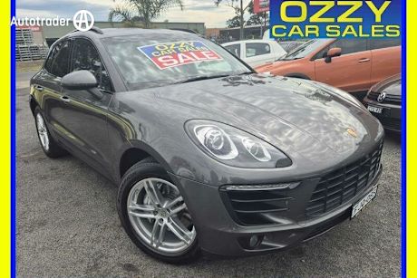 Grey 2015 Porsche Macan Wagon S Diesel