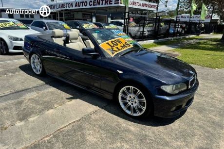 Blue 2005 BMW 330CI Convertible Highline