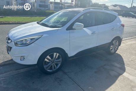 White 2015 Hyundai IX35 Wagon Highlander (awd)