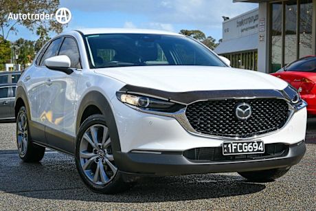 White 2022 Mazda CX-30 Wagon G20 Touring Vision (fwd)