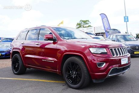Red 2015 Jeep Grand Cherokee Wagon Overland (4X4)