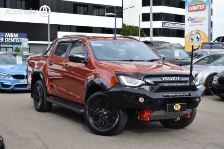 Orange 2022 Isuzu D-MAX Crew Cab Utility X-Terrain (4X4)