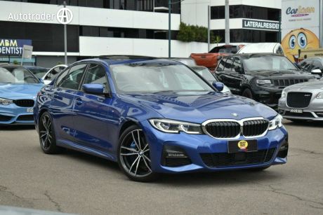Blue 2021 BMW 330I Sedan M Sport