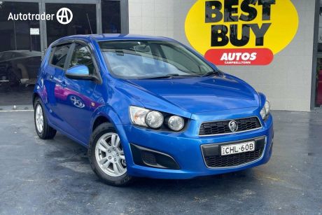 Blue 2012 Holden Barina Hatchback