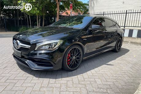 Black 2016 Mercedes-Benz CLA45 Wagon 4Matic Shooting Brake
