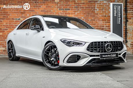 White 2024 Mercedes-Benz CLA45 Coupe S 4Matic+