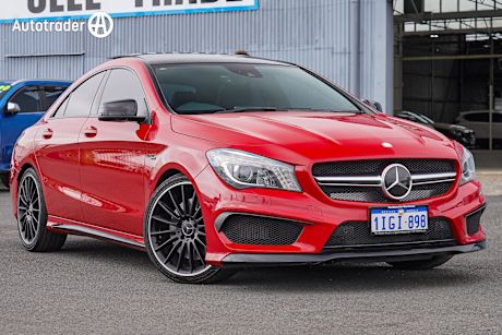 Red 2014 Mercedes-Benz CLA45 Coupe Amg