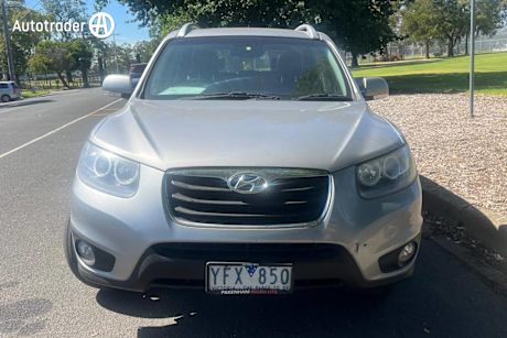 Grey 2010 Hyundai Santa FE Wagon Highlander Crdi (4X4)