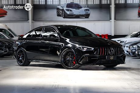 Black 2020 Mercedes-Benz CLA45 Coupe S 4Matic+