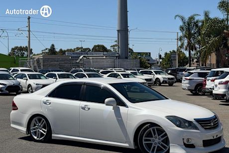 White 2008 Toyota Crown Sedan ATHLETE