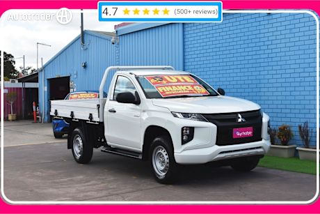 White 2022 Mitsubishi Triton Cab Chassis Glx (4X2)