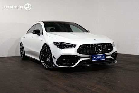 White 2024 Mercedes-Benz CLA45 Coupe S 4Matic+