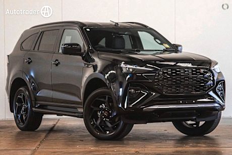 Black 2025 Isuzu MU-X Wagon X-Terrain (4X4)