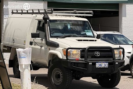 White 2018 Toyota Landcruiser Ute Tray WORKMATE (4X4) VDJ79R MY18