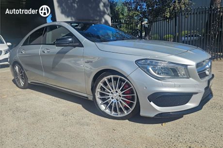 Silver 2015 Mercedes-Benz CLA45 Coupe Amg