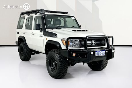 White 2019 Toyota Landcruiser Wagon Workmate (4X4)