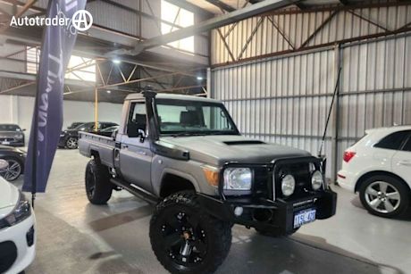 Grey 2011 Toyota Landcruiser Cab Chassis Workmate (4X4)