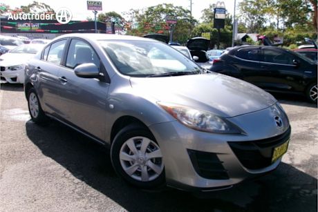 Silver 2010 Mazda 3 Sedan Neo