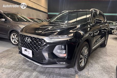 Black 2020 Hyundai Santa FE Wagon Elite Crdi (Awd)