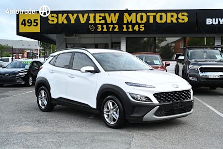 White 2021 Hyundai Kona Wagon (Fwd)
