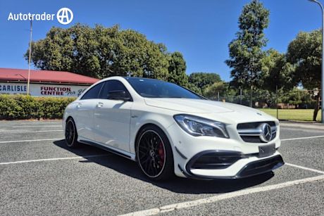 White 2017 Mercedes-Benz CLA45 Coupe 4Matic