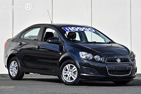 Black 2015 Holden Barina Sedan Cd
