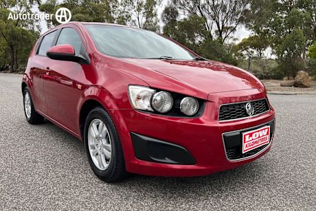 Burgundy 2013 Holden Barina Hatchback Cd