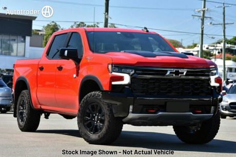Red 2023 Chevrolet Silverado Ute Tray 1500 ZR2 Pickup Crew Cab W/Tech Pack