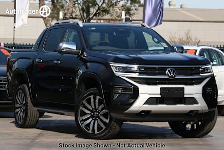Black 2024 Volkswagen Amarok Dual Cab Utility Aventura TDI600 4Motion