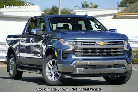 Blue 2024 Chevrolet Silverado Crew Cab Pickup 1500 LTZ Premium