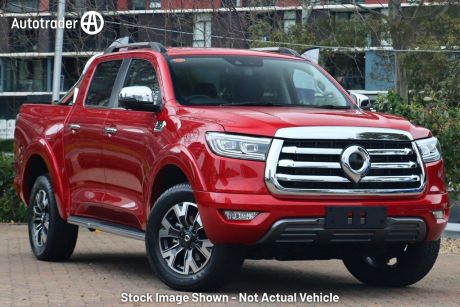 Red 2021 GWM UTE Dual Cab Utility Cannon-L (4X4)