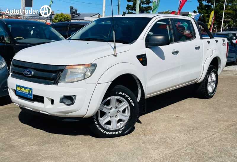 White 2013 Ford Ranger Dual Cab Chassis XL 3.2 (4X4)