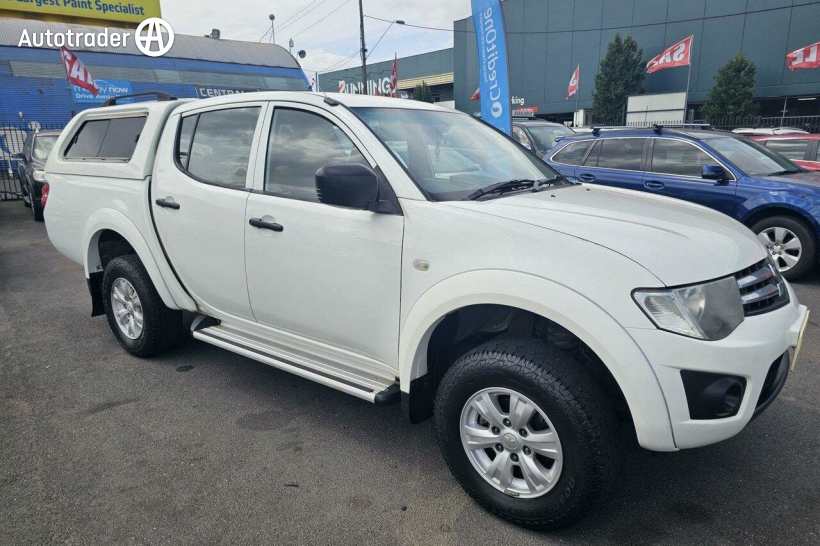White 2013 Mitsubishi Triton Double Cab Utility GLX (4X4)