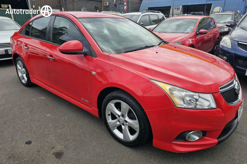 Red 2011 Holden Cruze Sedan SRI V