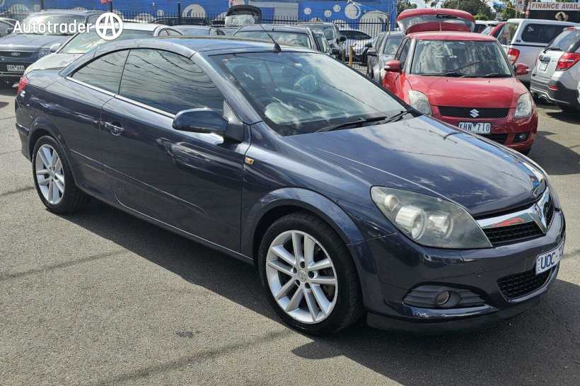 Grey 2007 Holden Astra Convertible Twin TOP