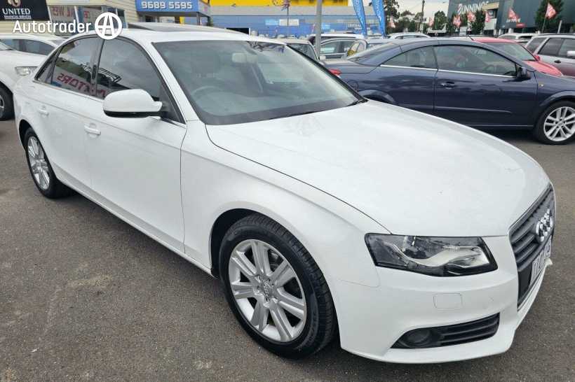 White 2010 Audi A4 Sedan 2.7 TDI