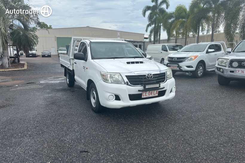 White 2013 Toyota Hilux Cab Chassis SR