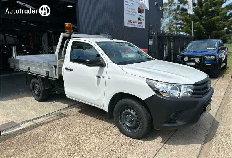 White 2017 Toyota Hilux Cab Chassis Workmate