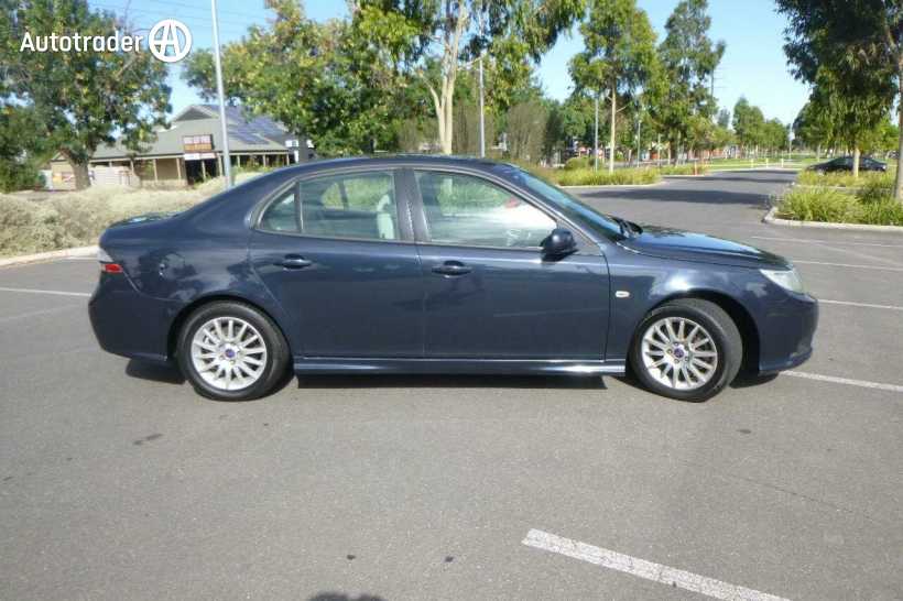 Blue 2008 Saab 9-3 Sedan Linear 2.0T