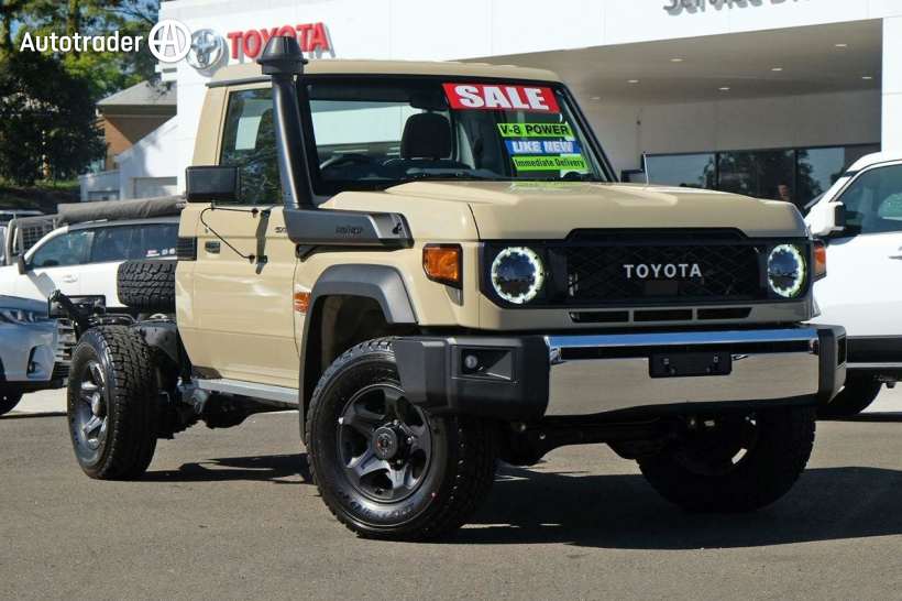 Beige 2024 Toyota Landcruiser Ute Tray