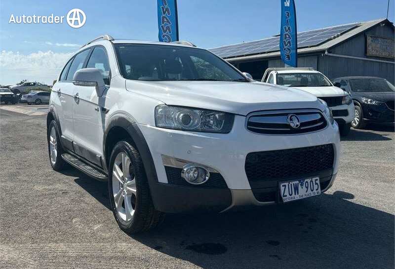 White 2013 Holden Captiva Wagon 7 LX (4X4)