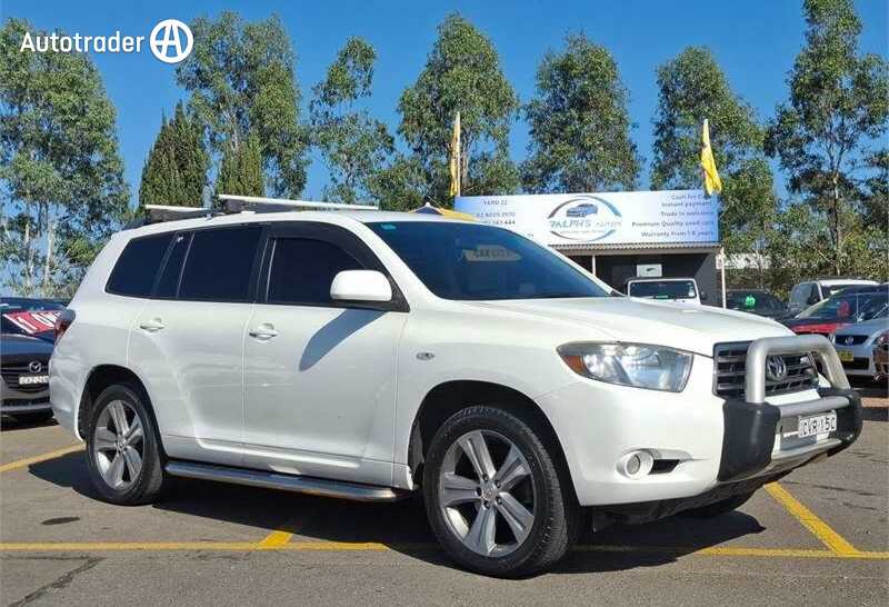 White 2007 Toyota Kluger Wagon KX-S (fwd)