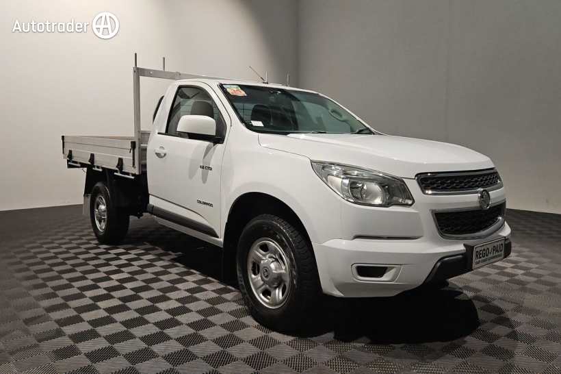 White 2014 Holden Colorado Cab Chassis LX (4X2)