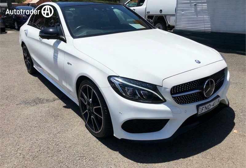 White 2016 Mercedes-Benz C43 Sedan