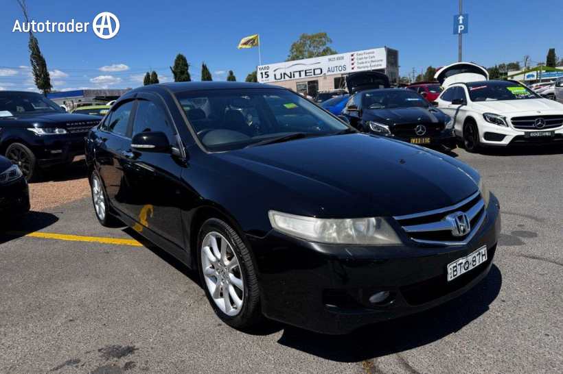 Black 2008 Honda Accord Euro Sedan Luxury