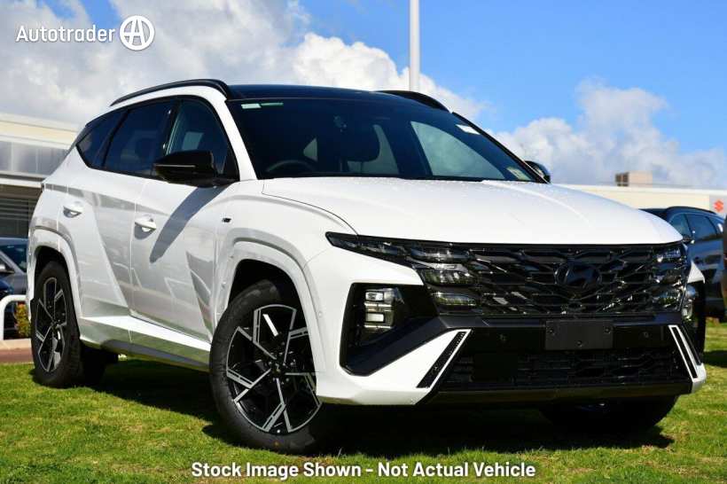 White 2025 Hyundai Tucson Wagon Premium N Line (awd)