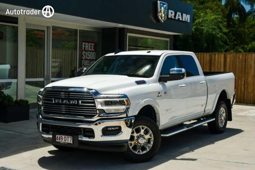 White 2024 Ram 2500 Ute Tray Laramie Crew Cab