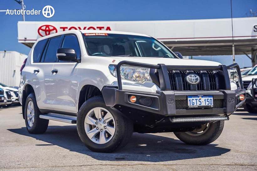 White 2019 Toyota Landcruiser Prado Wagon GX (4X4)