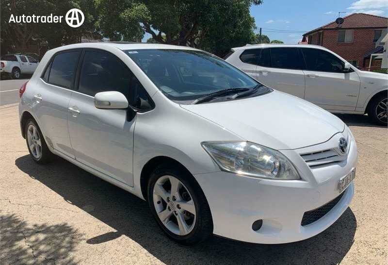 White 2010 Toyota Corolla Hatchback Ascent
